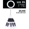 Стопоры резиновые SALMO RUBBER CONE STOPS р.004XL 10шт. S901-004XL